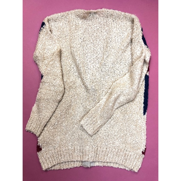 UO Sparkle & Fade Union Jack Cozy Cardigan - Picture 3 of 6